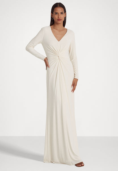 Nadira Cream Twist Gown