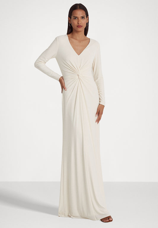 Nadira Cream Twist Gown