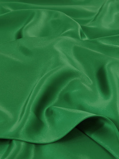 Green Fae Satin Cape Dress