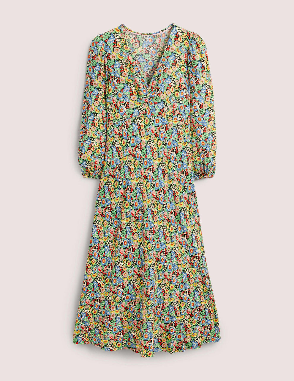 Flora Illusion Tea Dress