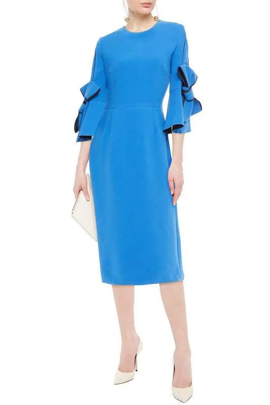 Lavete Crepe Midi Dress