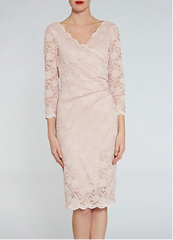 GINA BACCONI - Clarinell Stretch Lace Dress - Designer Dress Hire