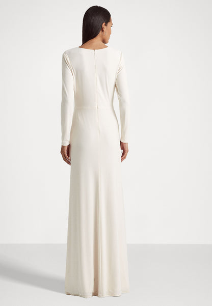 Nadira Cream Twist Gown