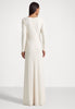 RALPH LAUREN - Nadira Cream Twist Gown - Designer Dress hire