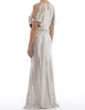 RALPH LAUREN - Metallic Cold-Shoulder Gown - Designer Dress hire