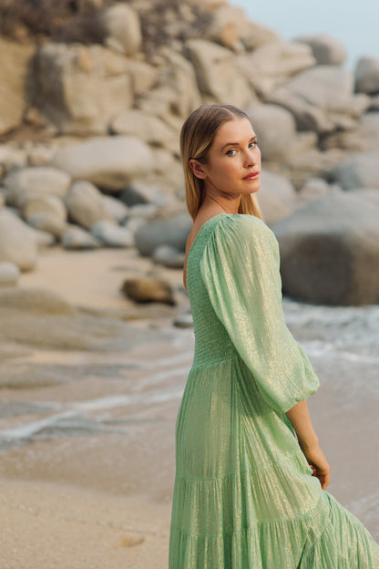 Joanna Metallic Dress