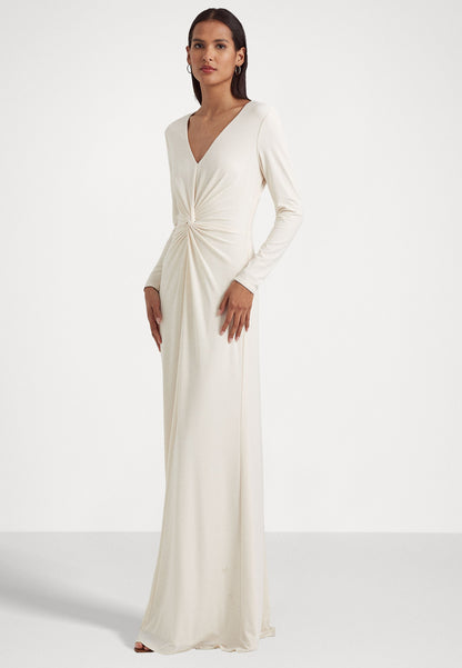Nadira Cream Twist Gown