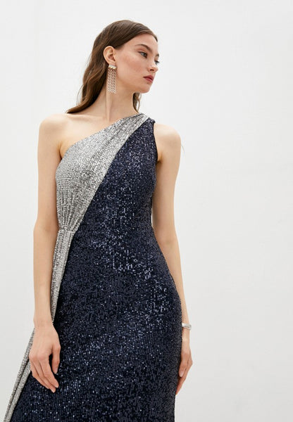 Two Tone Sequin Gown