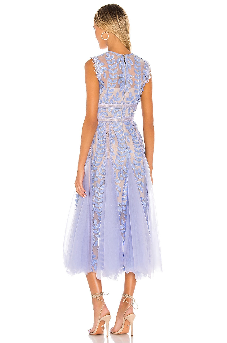 Saba Violet Midi Dress