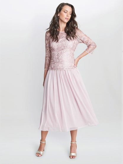 Philippa Floral Lace Dress