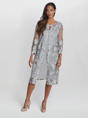 GINA BACCONI - Savoy Lace Jacket and Dress - Designer Dress Hire