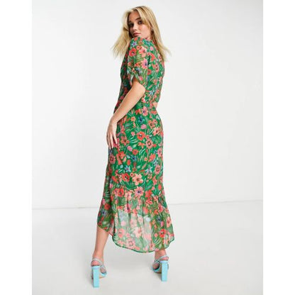 Button Front Tea Dress