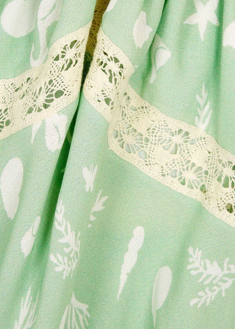 Gemma Lace-Trimmed Dress