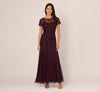 HALSTON HERITAGE - Boysenberry Dress - Designer Dress hire