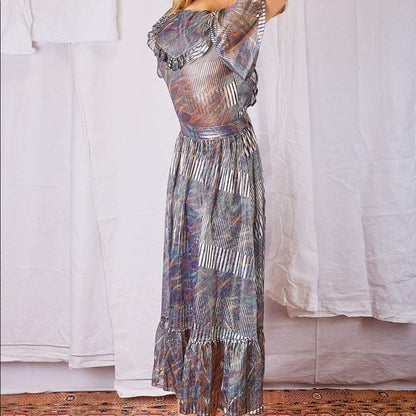 Brigitte Lurex Dress