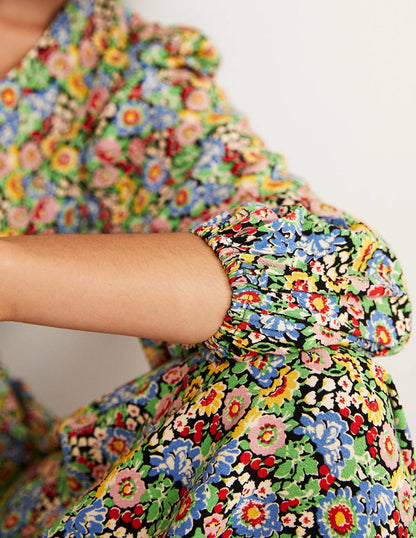 Flora Illusion Tea Dress