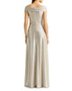 ADRIANNA PAPELL - Metallic Off-the-Shoulder Gown - Designer Dress hire