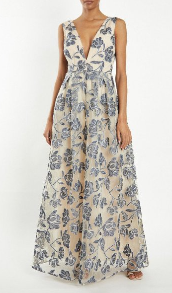 Embroidery Maxi Dress