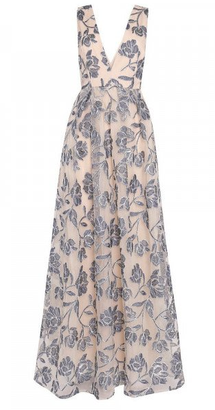 Embroidery Maxi Dress