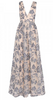 TRUE DECADENCE - Embroidery Maxi Dress - Designer Dress hire