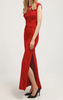 RALPH LAUREN - Red Lace Gown - Designer Dress hire