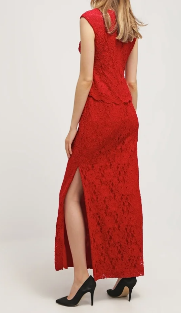 Red Lace Gown