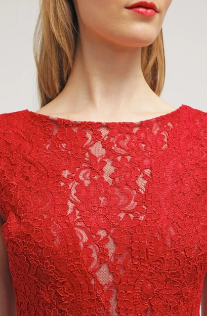 Red Lace Gown