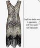 RO ROX - Gloria 1920s Flapper Dress Gold - Designer Dress hire