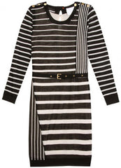 3.1 PHILLIP LIM - Striped Knit Dress - Designer Dress Hire