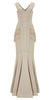 ARIELLA - Juliet Sequin Gown Gold - Designer Dress hire 