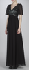 ARIELLA - Ava Chiffon Gown Silver - Designer Dress hire