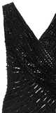 Juliet Sequin Gown Black