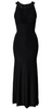 CLUB L - Flocked Fishtail Maxi Dress - Designer Dress hire