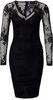 FOR LOVE &amp; LEMONS - Dotty Black Cocktail Dress - Designer Dress hire 
