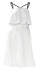 GINA BACCONI - Akira Spot Tulle Maxi Dress White - Designer Dress hire 