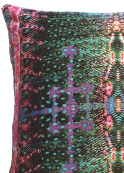 ANJALI HOOD - Lilac Breasted Roller Cushion - Designer Dress hire 