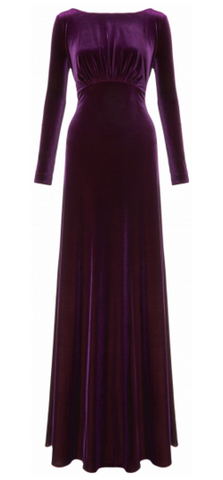ARIELLA - Rafaella Velvet Gown - Designer Dress hire 