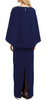 ARIELLA - Olympia Detachable Cape Gown - Designer Dress hire
