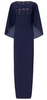 MASCARA - Navy Encrusted Gown - Designer Dress hire 