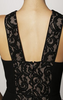 BCBGMAXAZRIA - Black Lace Gown - Designer Dress hire