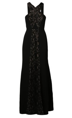 BCBGMAXAZRIA - Black Lace Gown - Designer Dress hire 