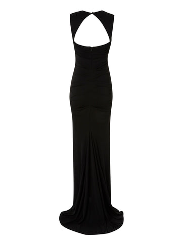 NICOLE MILLER - Felicity Gown Black - Designer Dress hire 
