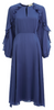 GINA BACCONI - Clarabelle Lace Dress Blue - Designer Dress hire