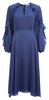 BEULAH - Ophelia Blue Ruffle Dress - Designer Dress hire