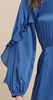 BEULAH - Ophelia Blue Ruffle Dress - Designer Dress hire