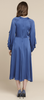 BEULAH - Ophelia Blue Ruffle Dress - Designer Dress hire