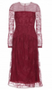 CHI CHI LONDON - Red Lace Raye Dress - Designer Dress hire 