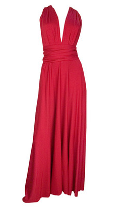 Jersey Gown Red Girl Meets Dress