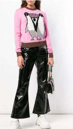 CHIARA FERRAGNI - Pink Penguin Jumper - Designer Dress hire 