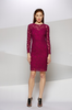 GINA BACCONI - Clarabelle Lace Dress Blue - Designer Dress hire